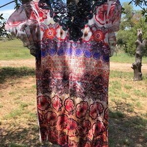 Cute rustic boho top